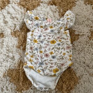 Charming Floral Baby Onesie